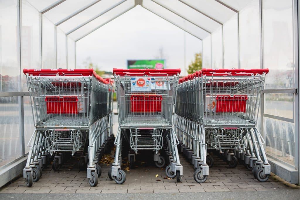 supermarché caddie